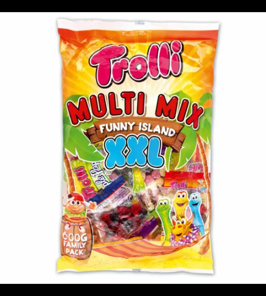 kẹo dẻo trolli multi mix cỡ lớn dành cho gia đình